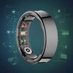 AstraRing Pro Vandtæt Søvn- og Fitness Tracker med Døgnovervågning af Sundhed