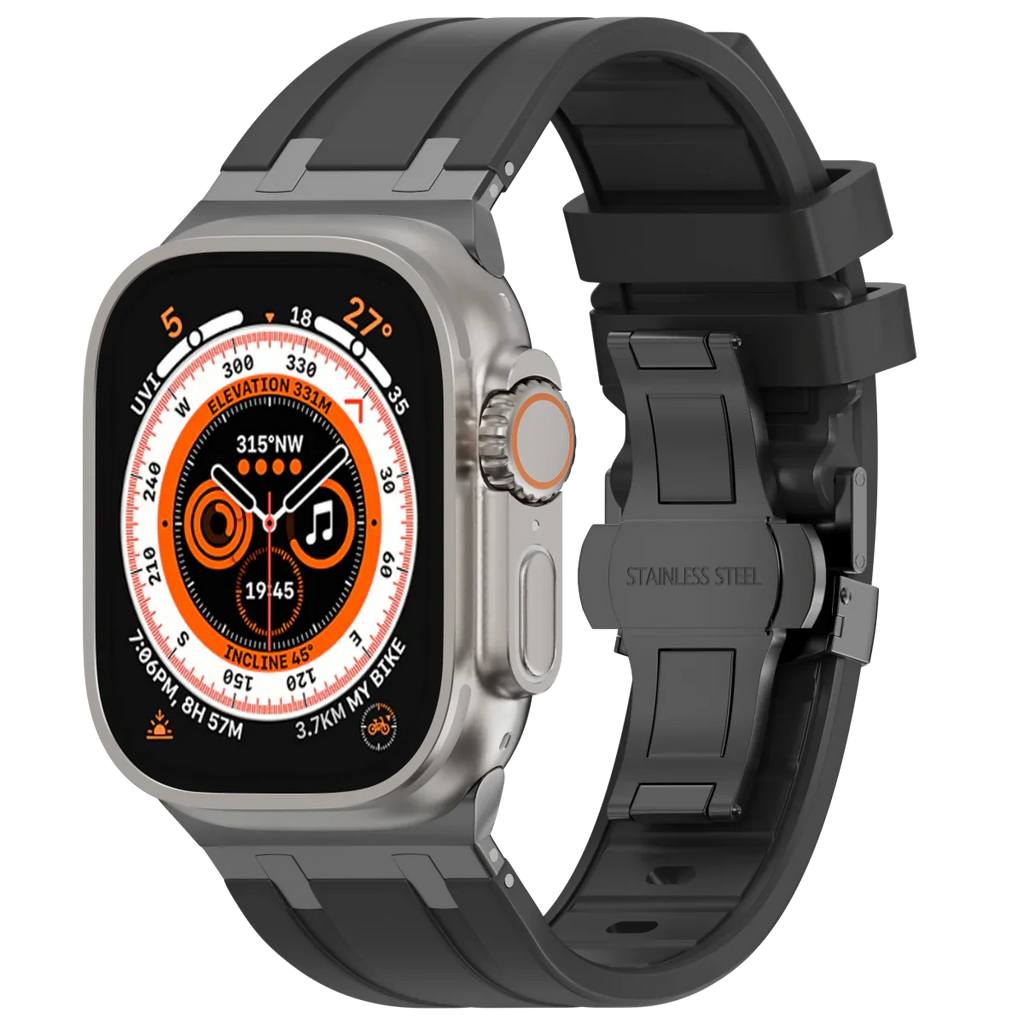 Vellora silikonový pásek s motýlkovou sponou pro Apple Watch | Petprovac