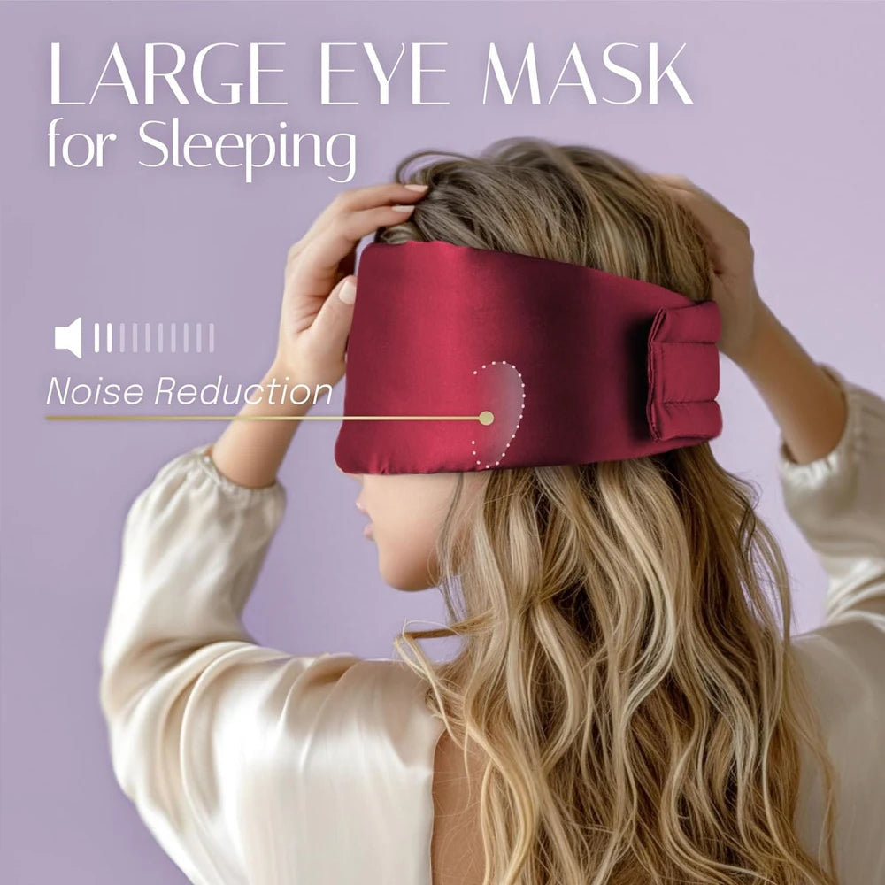 Mulberry Silk Eye Sleep Mask For Light Blocking And Skin Comfort