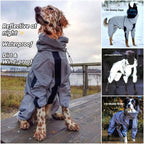 BarkDry vanntett reflekterende hundedekken med ben, UK