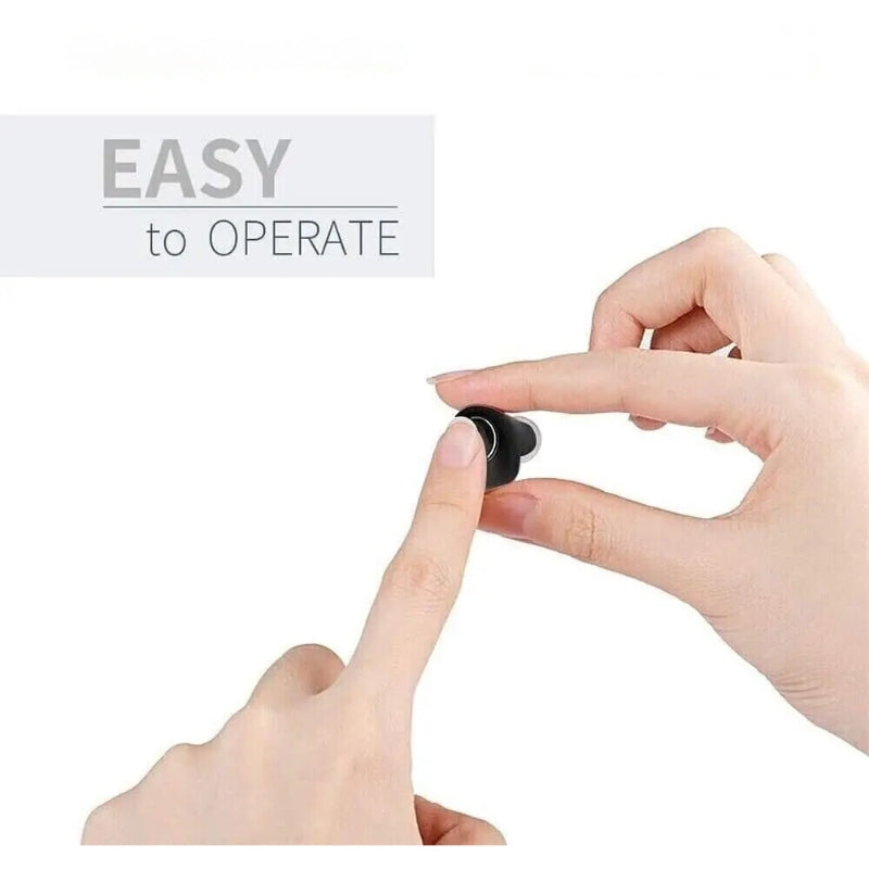 Auravox Alat Bantuan Pendengaran Boleh Cas Semula Tidak Nampak Untuk Bunyi Jelas