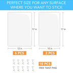 PawShield 8 stk anti-ripes møbelbeskytterputer for katter | Petprovac