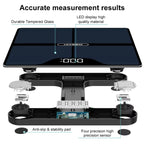 Nuvia Pro Smart kropsvægtsskala til vægtsporing og målinger