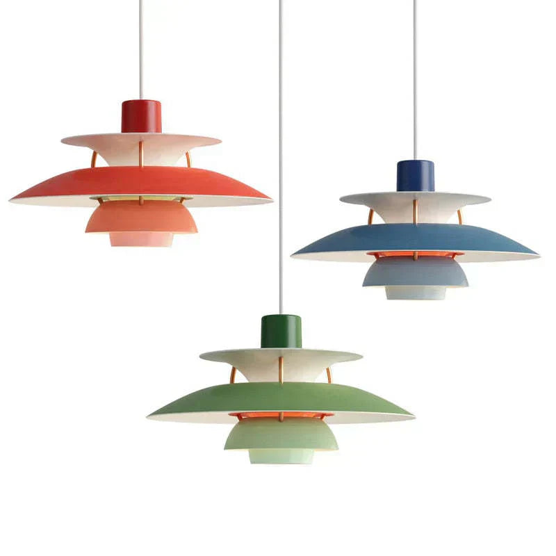 Liora Morandi Moderne LED Hängeleuchte mit Schirm Stilvoll