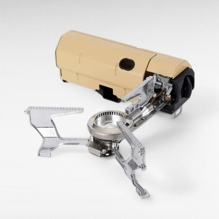 Estufa de gas portátil para acampar TrailFlame con calor ajustable