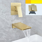 Cascade | Wall-Mounted Single-Handle Waterfall Bathroom Faucet | Petprovac