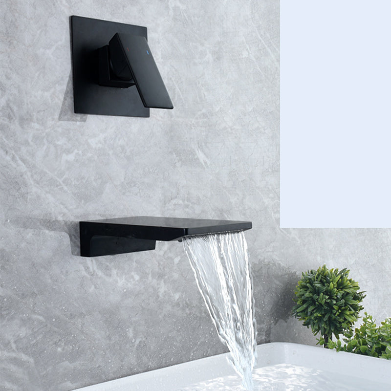 Cascade | Wall-Mounted Single-Handle Waterfall Bathroom Faucet | Petprovac