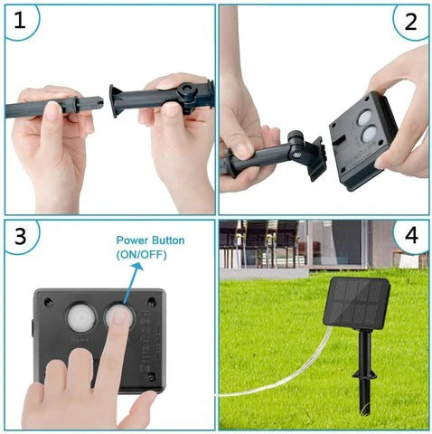 Solara 300-LED Solcelle Fe-lys Varmt Hvidt Havepynt