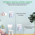 WhispGuard ultralyds skadedyrsafviser til hjemmet sikker for børn og kæledyr