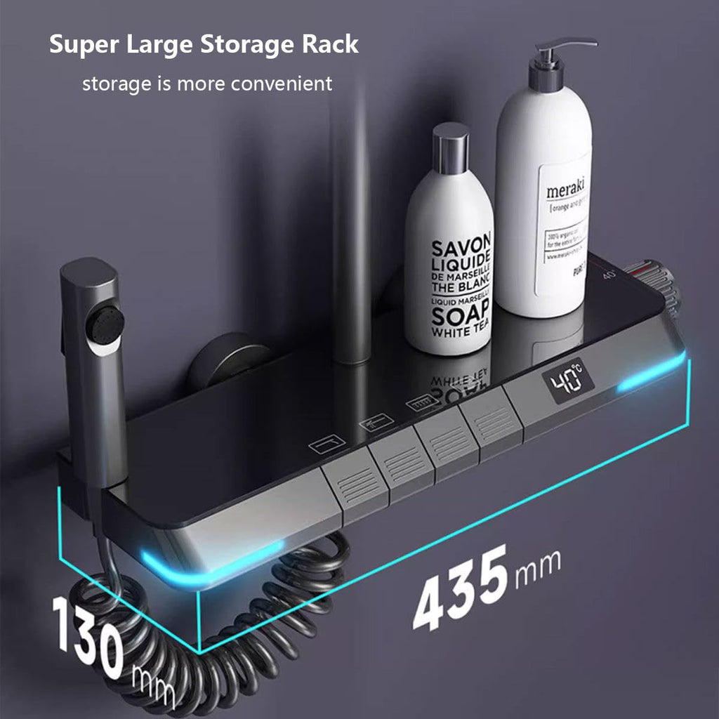 Aurell | Sistem de duș termostatic cu afișaj digital | Petprovac