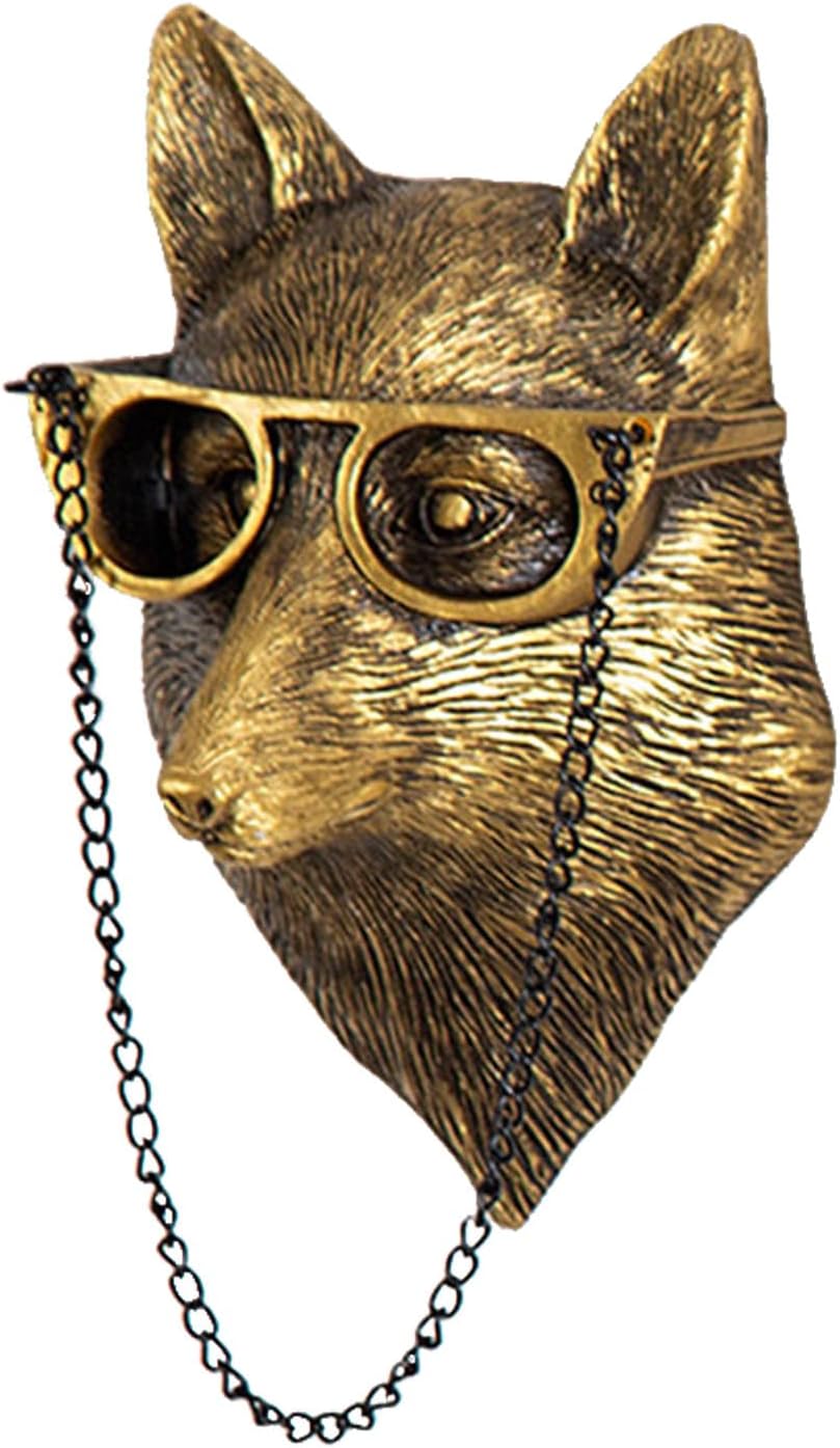 AstraFox rævehoved vægskulptur moderne dyrekunst til boligindretning