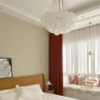 Lámpara colgante de vidrio y metal Lumisora para sala de estar