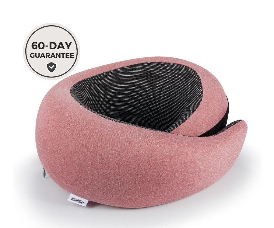 Memory Foam Travel Neck Pillow for Long Flights, Road Trips and Everyday Commutes