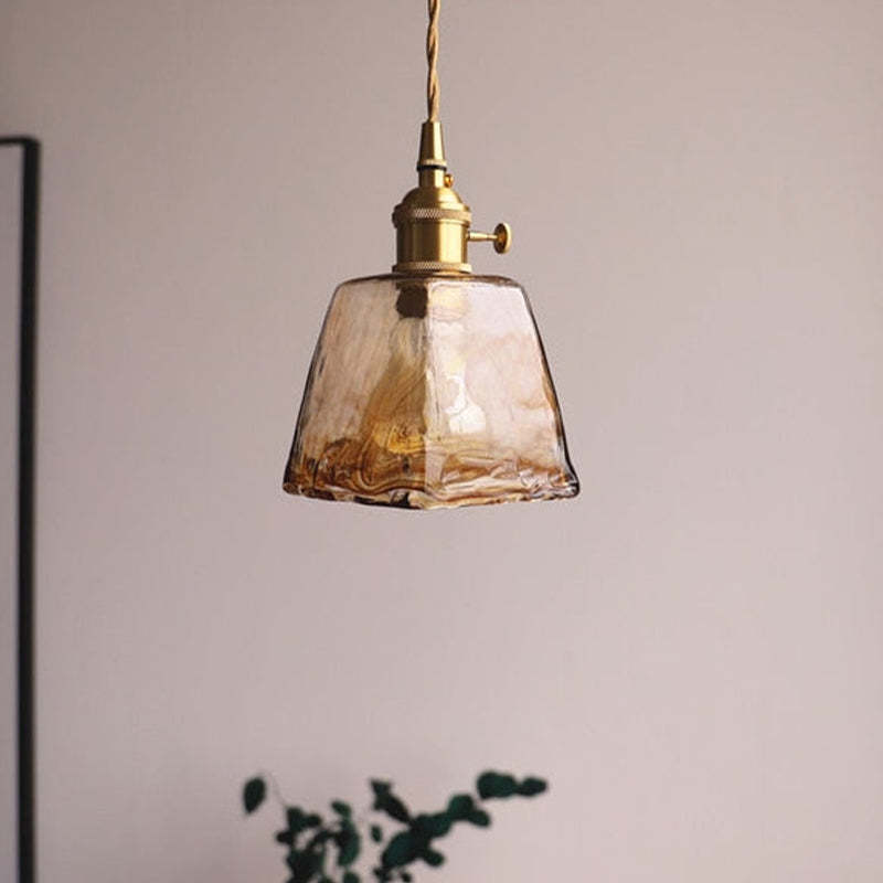 Aurelia Retro LED Loftlampe i Guld Metalarmatur