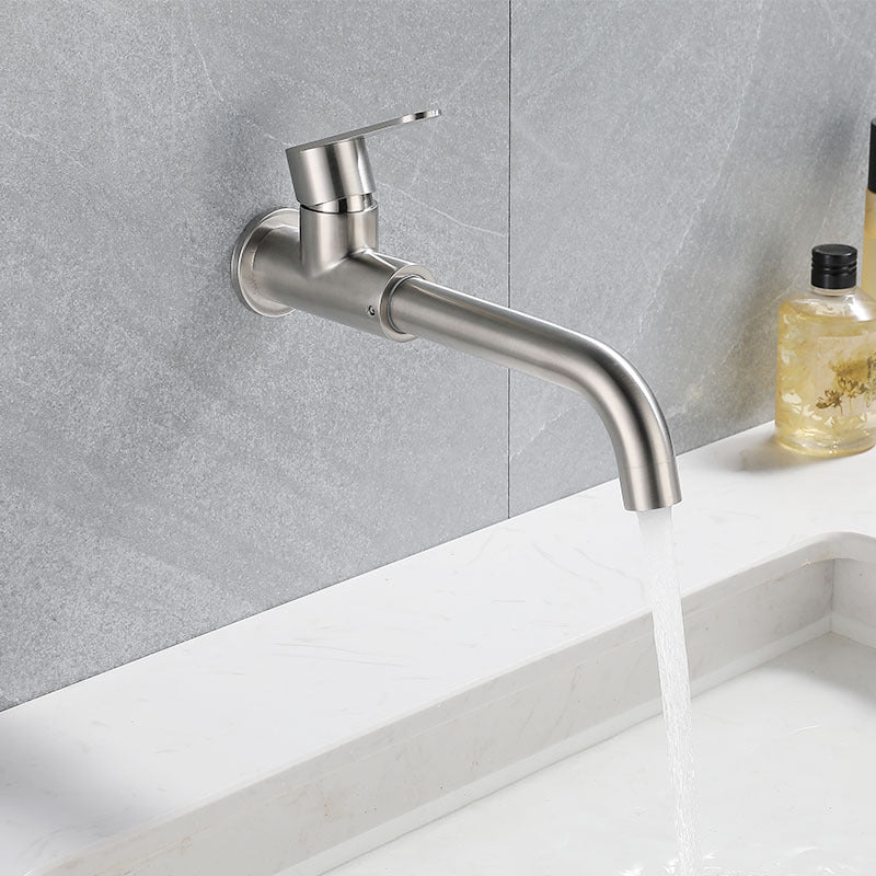 Modern Style Wall Mounted Single Lever Faucet for the Bathroom