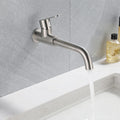 Modern Style Wall Mounted Single Lever Faucet for the Bathroom