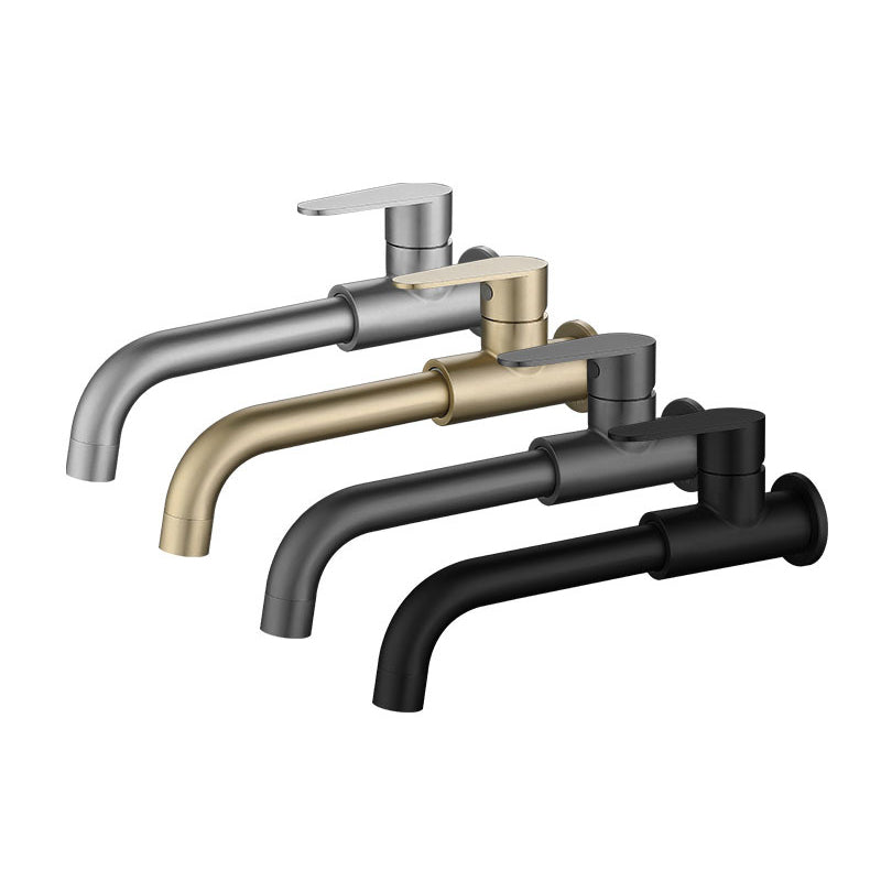 Modern Style Wall Mounted Single Lever Faucet for the Bathroom