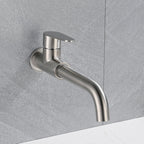 Modern Style Wall Mounted Single Lever Faucet for the Bathroom