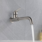 Modern Style Wall Mounted Single Lever Faucet for the Bathroom