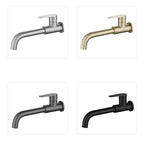 Modern Style Wall Mounted Single Lever Faucet for the Bathroom