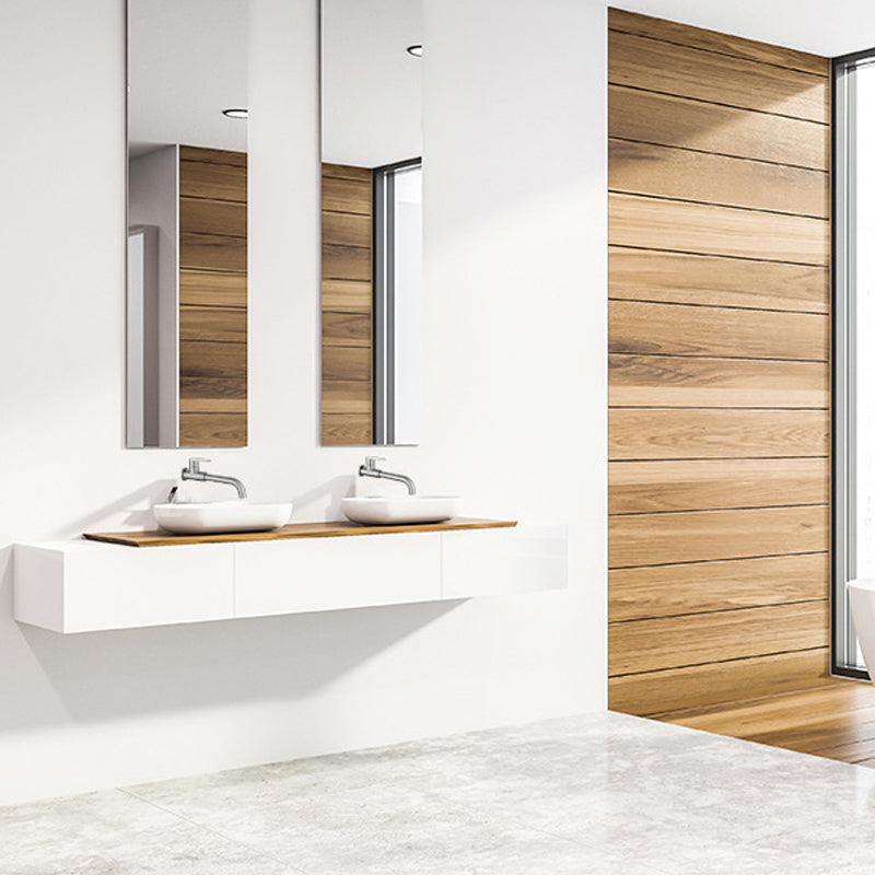 Modern Style Wall Mounted Single Lever Faucet for the Bathroom