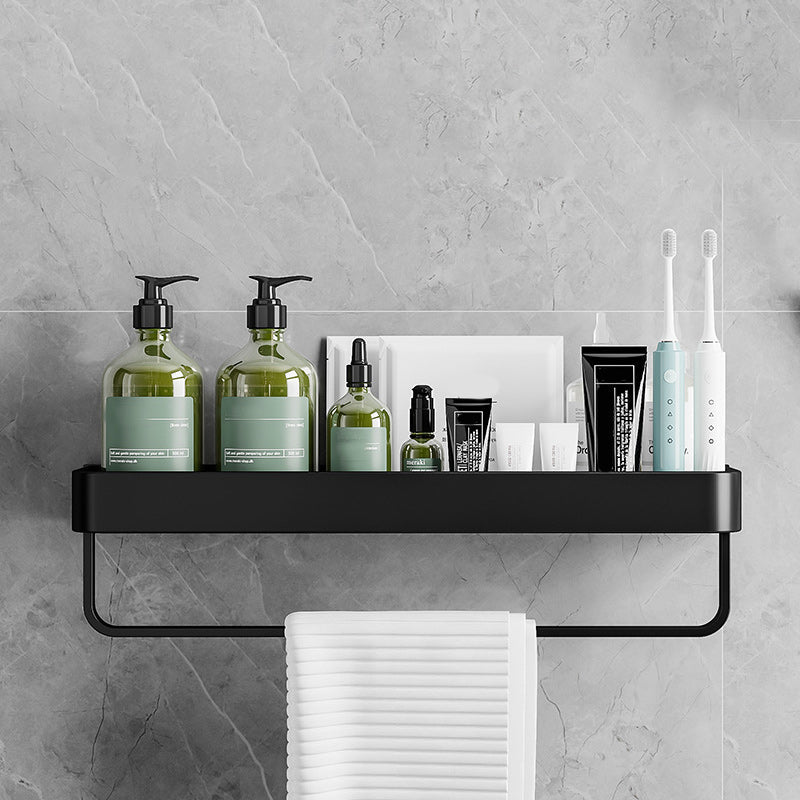 Contemporary Bathroom Accessories Hardware Set Aluminum Bathroom Shelf
