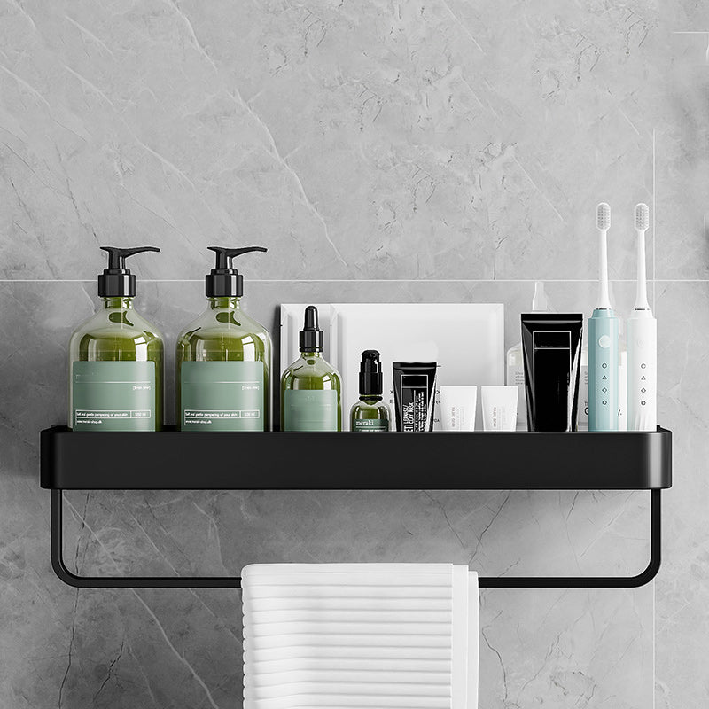 Contemporary Bathroom Accessories Hardware Set Aluminum Bathroom Shelf