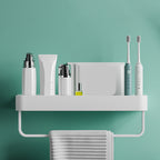 Contemporary Bathroom Accessories Hardware Set Aluminum Bathroom Shelf