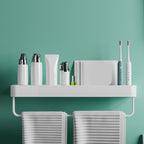 Contemporary Bathroom Accessories Hardware Set Aluminum Bathroom Shelf