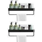Contemporary Bathroom Accessories Hardware Set Aluminum Bathroom Shelf