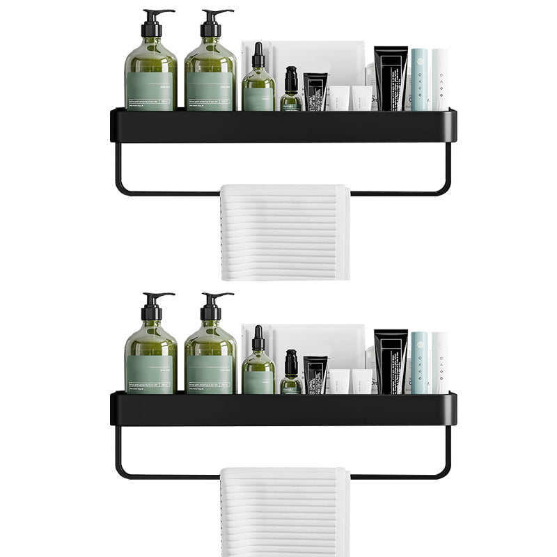 Contemporary Bathroom Accessories Hardware Set Aluminum Bathroom Shelf