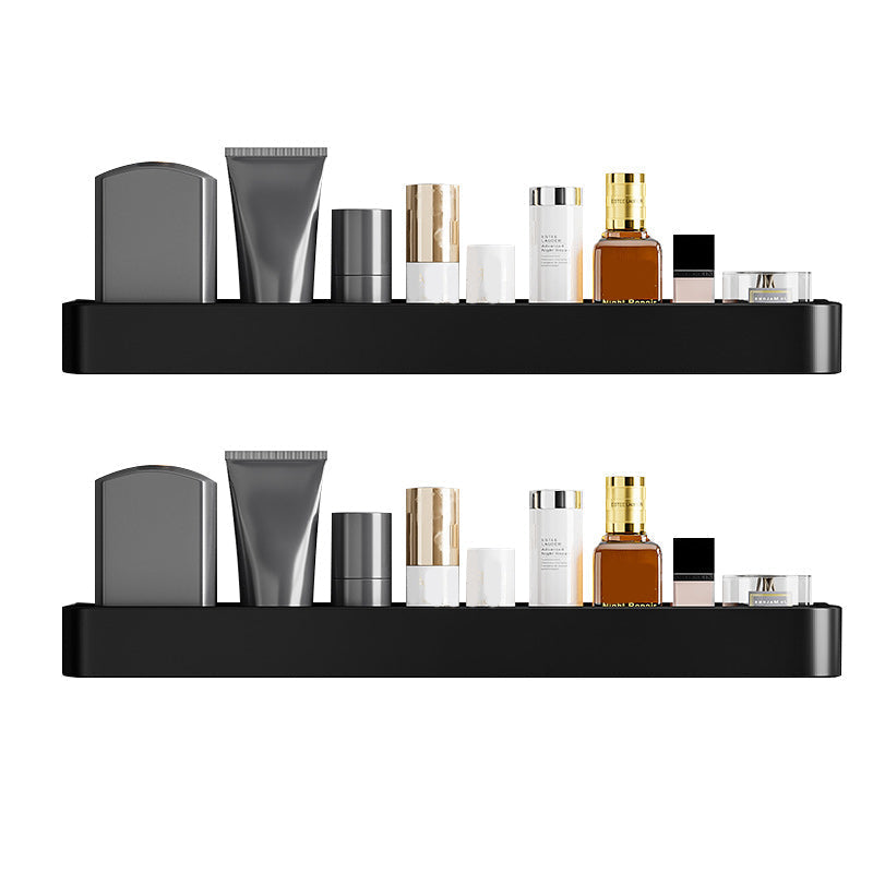 Contemporary Bathroom Accessories Hardware Set Aluminum Bathroom Shelf