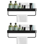 Contemporary Bathroom Accessories Hardware Set Aluminum Bathroom Shelf
