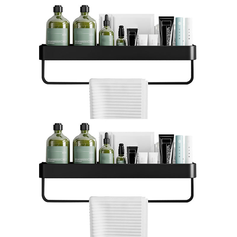 Contemporary Bathroom Accessories Hardware Set Aluminum Bathroom Shelf