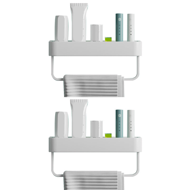Contemporary Bathroom Accessories Hardware Set Aluminum Bathroom Shelf