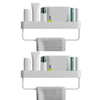 Contemporary Bathroom Accessories Hardware Set Aluminum Bathroom Shelf