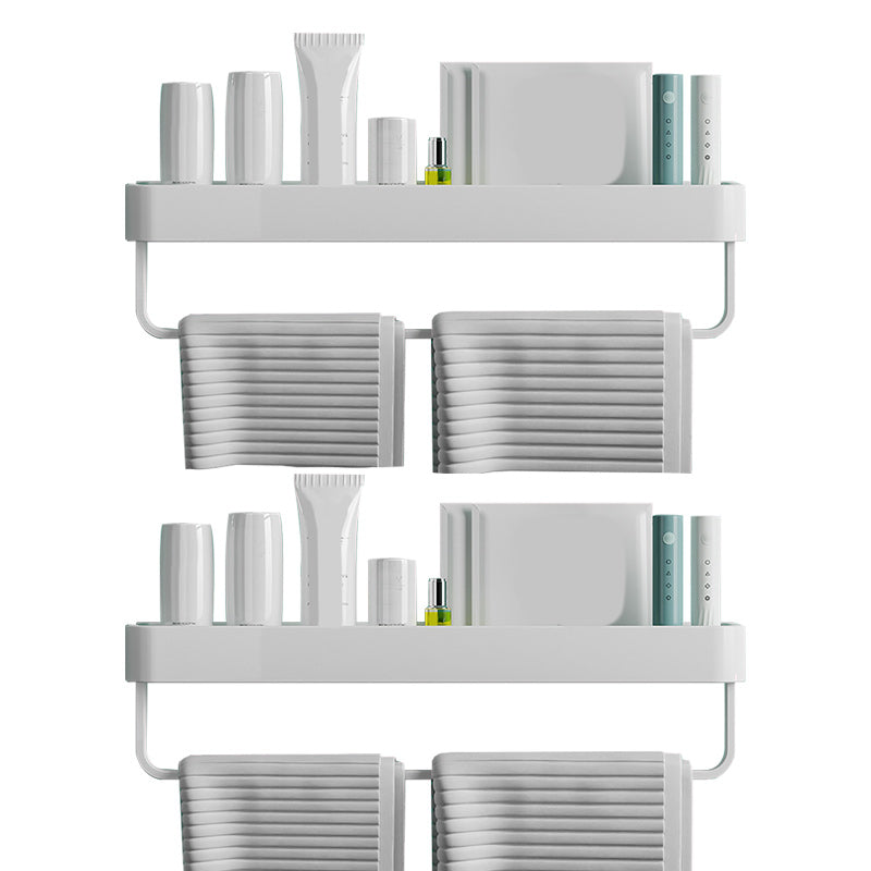Contemporary Bathroom Accessories Hardware Set Aluminum Bathroom Shelf