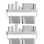 Contemporary Bathroom Accessories Hardware Set Aluminum Bathroom Shelf