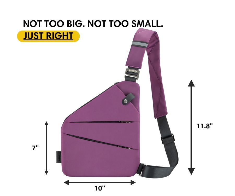 Anti-Theft Travel Bag – Hidden Zippers and Front-Facing Security
