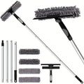 Crystal Clear Window Cleaner – Professional 2-in-1 Telescopic Window and Glass Cleaning System