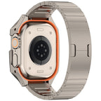 Kestrel ruostumattomasta teräksestä valmistettu ranneke ja kotelo Apple Watchille