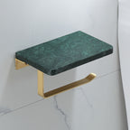 Polished Brass Bathroom Accessory Set Marble Bathroom Hardware