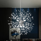 Asterra Modern Crystal Dandelion Pendant Ceiling Light