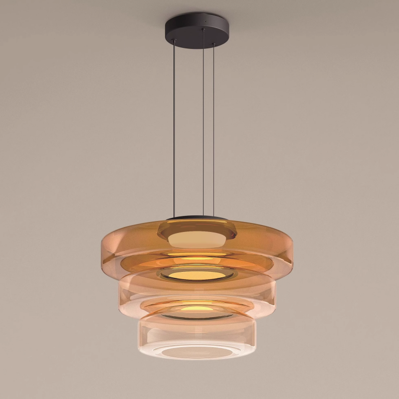 Asteron glaspendel i Bauhaus-stil loftlampe