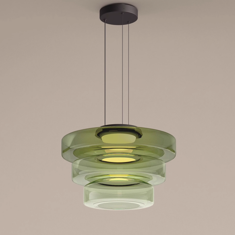 Asteron glaspendel i Bauhaus-stil loftlampe