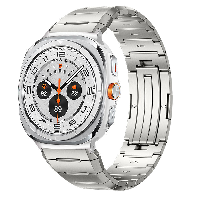 Lunara | Streamlined Geometric Steel Band for Samsung Watch Straps