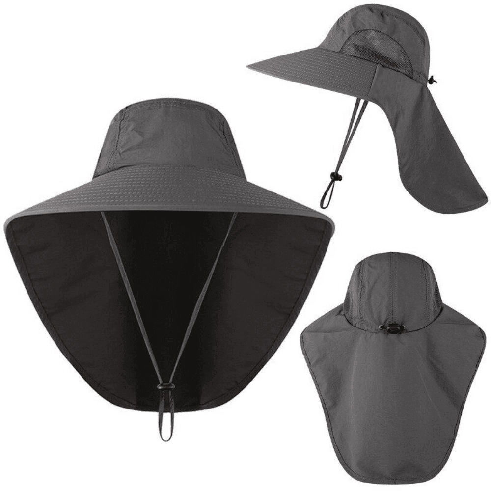 Breathable Fishing Hat With Wide Brim And Sun Protection
