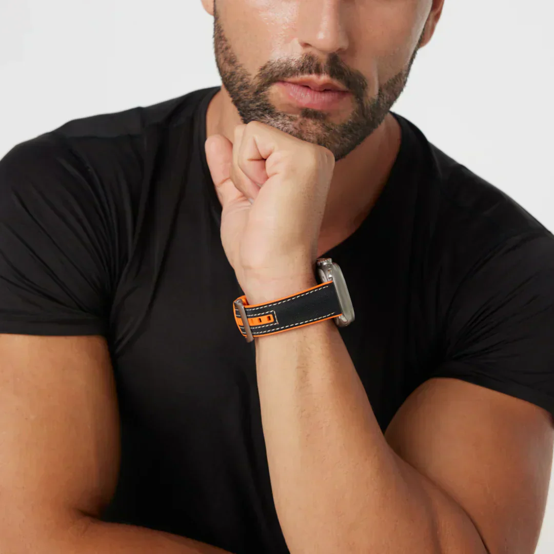 Apple Watch-rem i FKM med sommerfuglelås | Petprovac