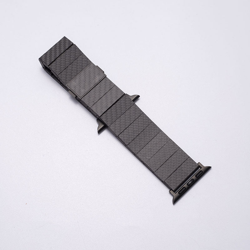 Kirrea Carbon Fiber Smartwatch-band met slanke aramidevezel beschermhoes