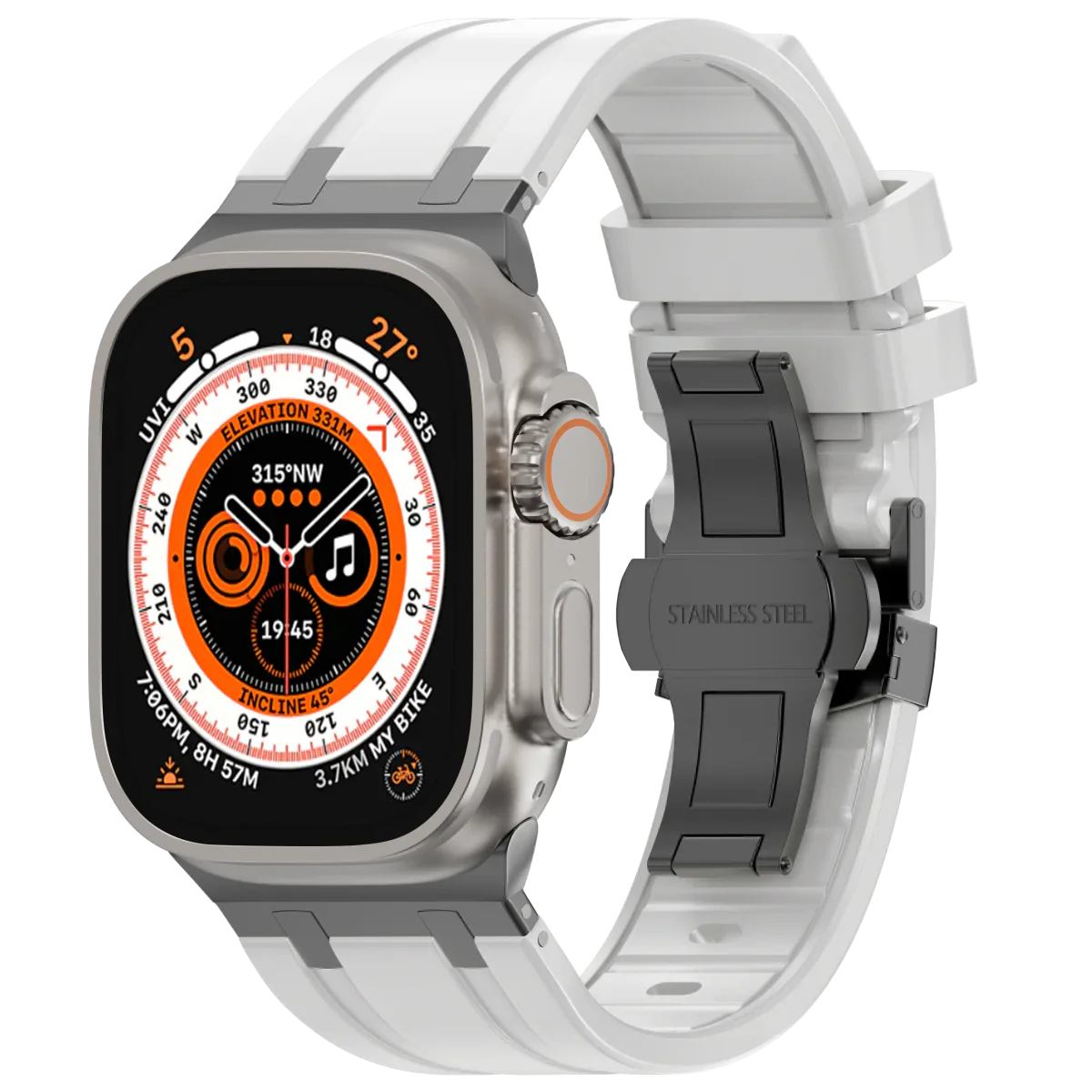 Vellora silikonový pásek s motýlkovou sponou pro Apple Watch | Petprovac